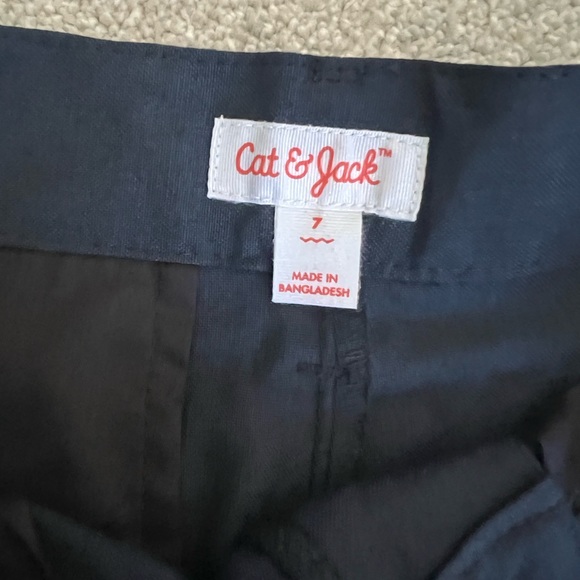 Boys Cat & Jack Navy suit size 7- shirt size 6/7 - Picture 6 of 7